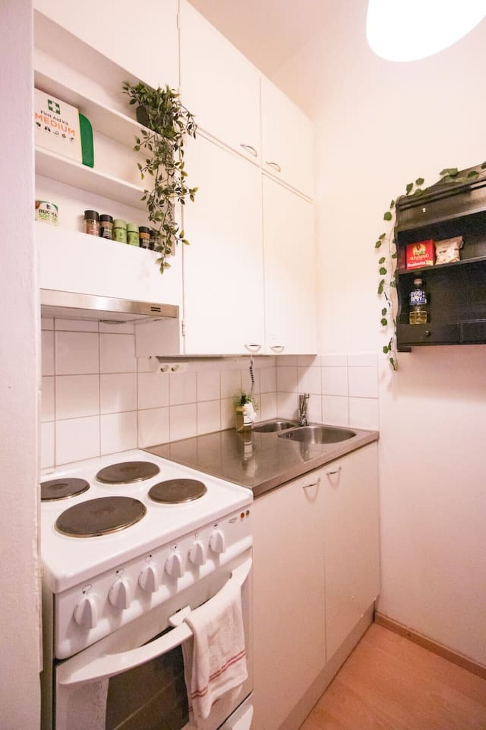 A fully equipped kitchen ready to inspire your inner chef—cook up a storm or enjoy a quiet meal in style.