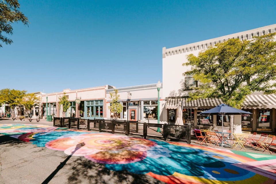 Olde Town Arvada has the streets blocked off permanently so it is one of the best places to wander over for a bite to eat, a beer at Denver Beer Co or a stop in The Bluegrass Bourbon Bar. A warm cup of tea or coffee can be found at Hunter Bay Coffee