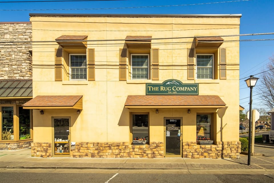 Penthouse 999 is above the Rug Company on Main Street.