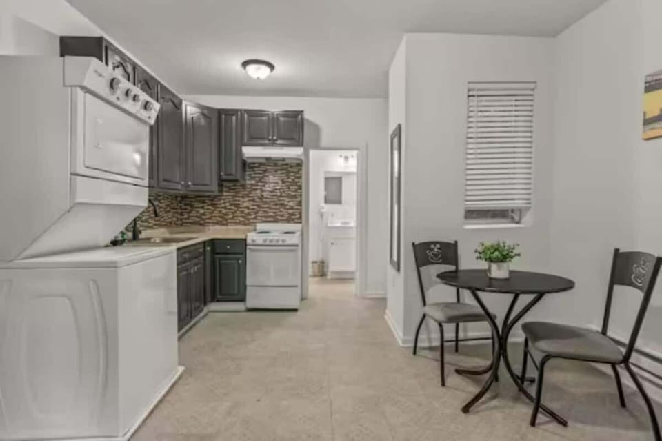 An inviting entertaining area is ideal for great meals and conversation
