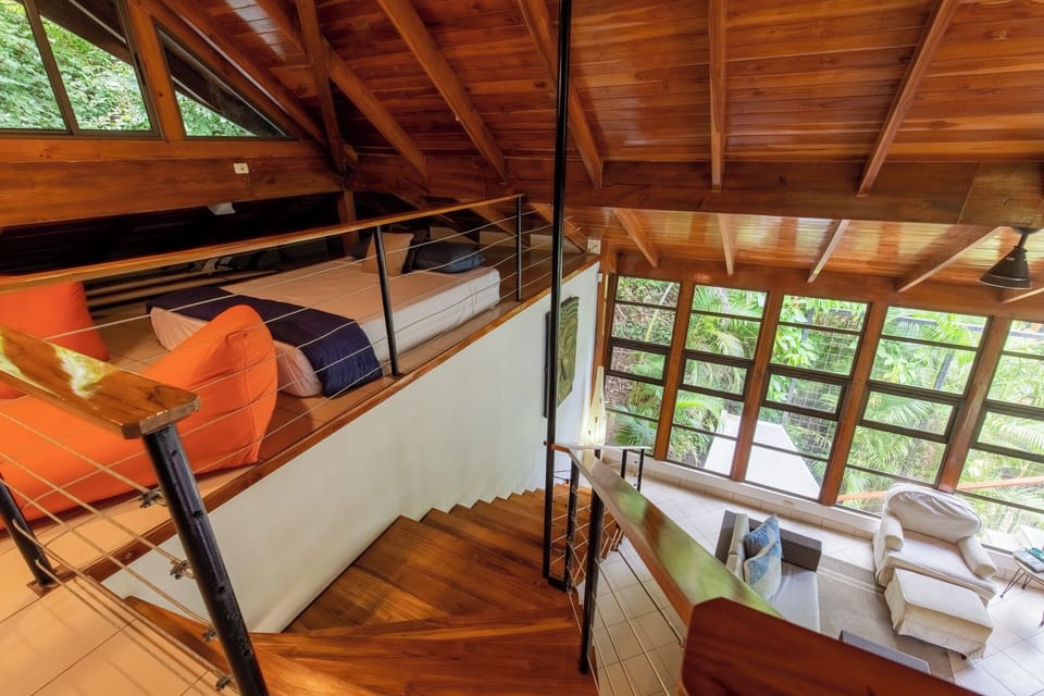 Main House view from loft to living area