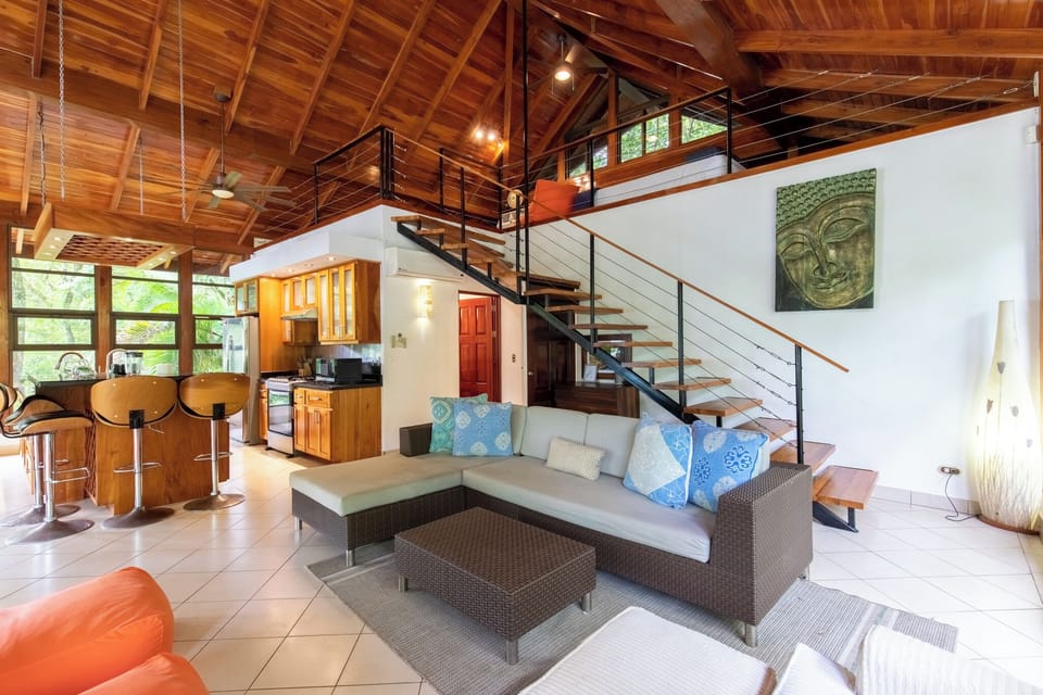 Main House living and kitchen