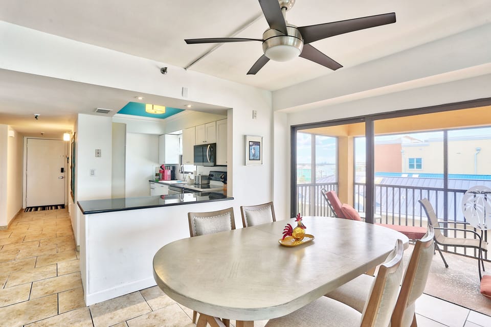 Dining Area with Balcony Access