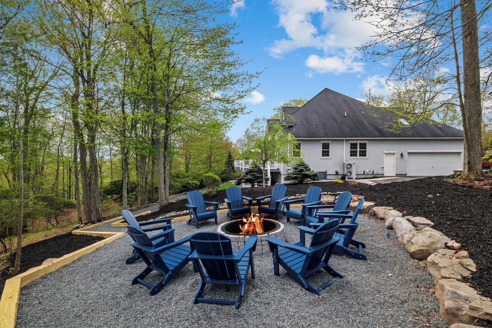 Claim your chair early. With seating for ten around the fire pit, this is where every unforgettable night ends with great conversations, laughter, and memories under the stars.