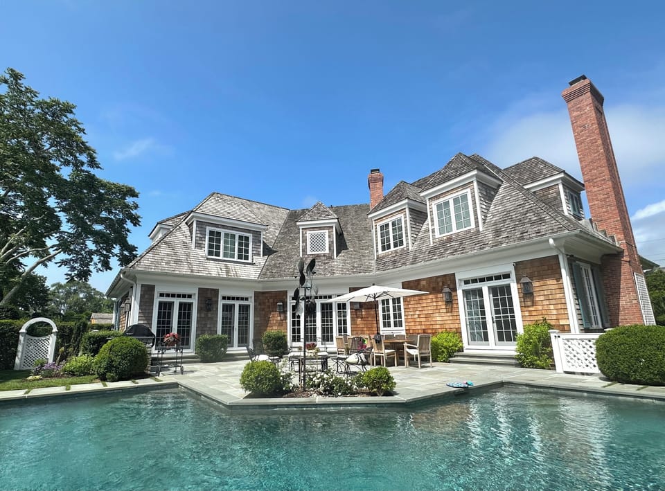 Rear w/ pool
