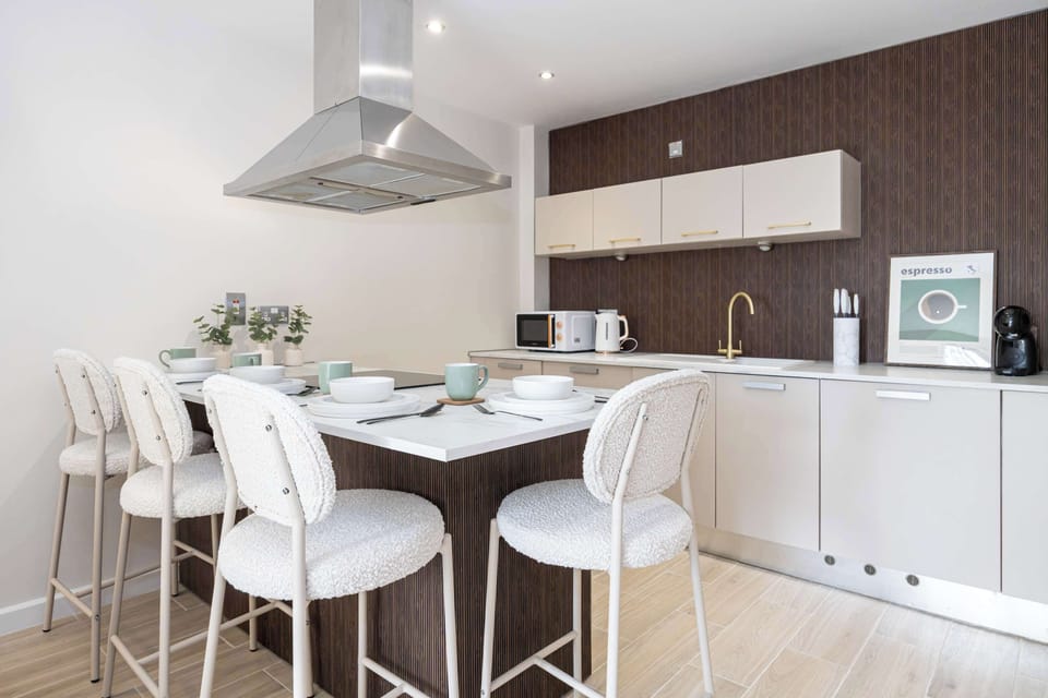 A washing machine ( or washer dryer) for your clothes makes our home perfect for longer stays