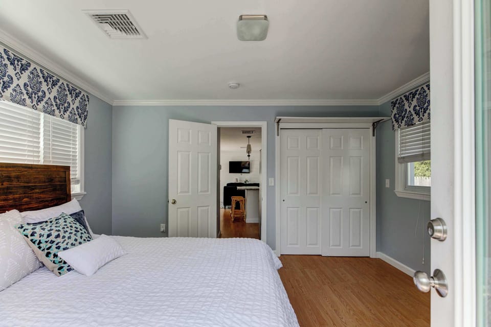 Ellery Beach Bungalow #47 - Queen Bedroom.