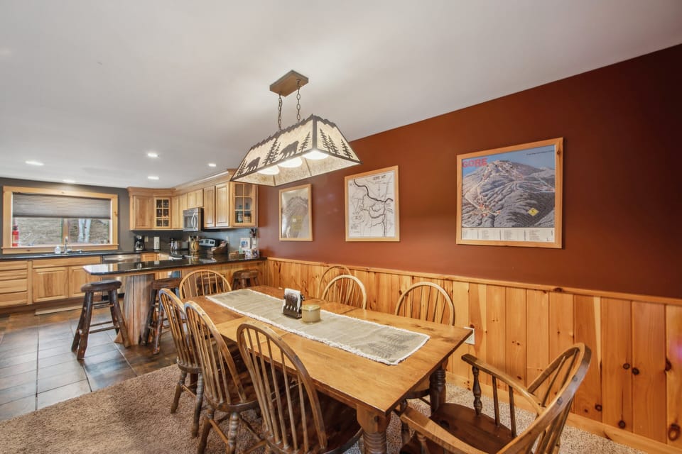 Indoors, Hardwood, Dining Room, Dining Table, Furniture