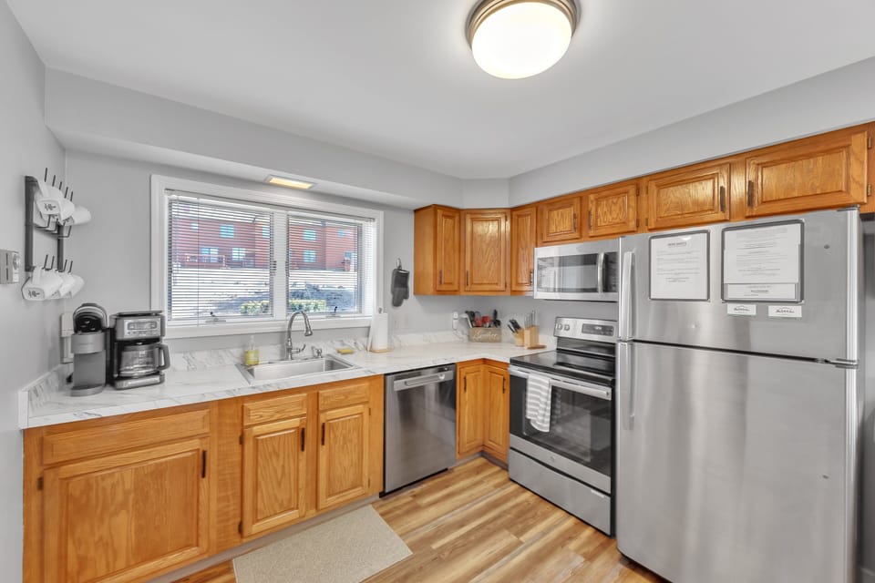 Indoors, Kitchen, Appliance, Refrigerator, Floor