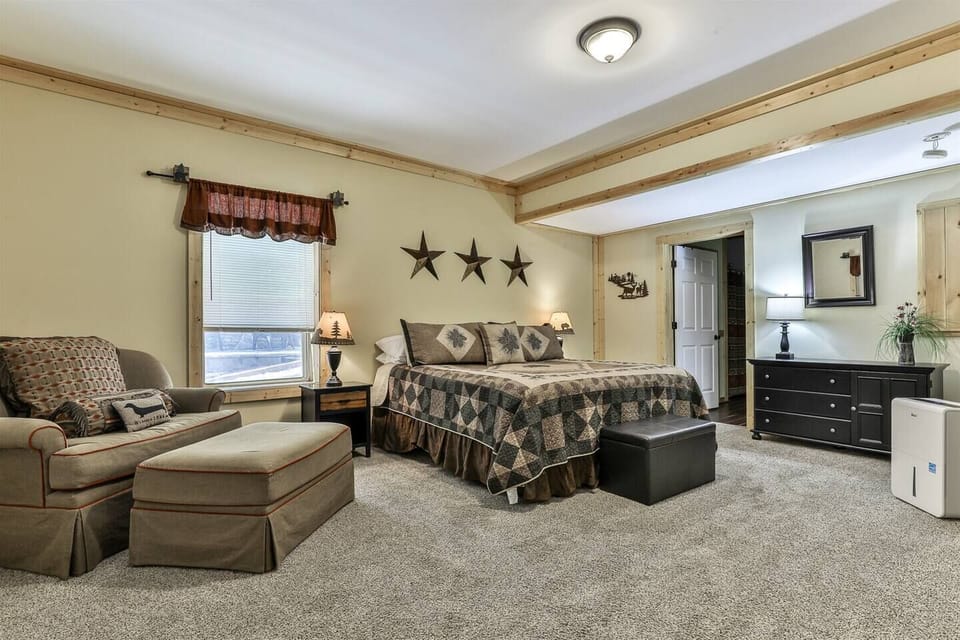 Basement bedroom