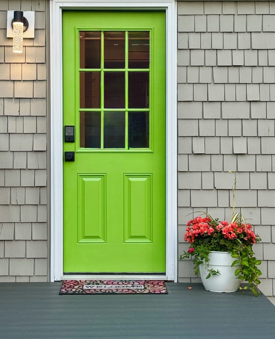 Front door.