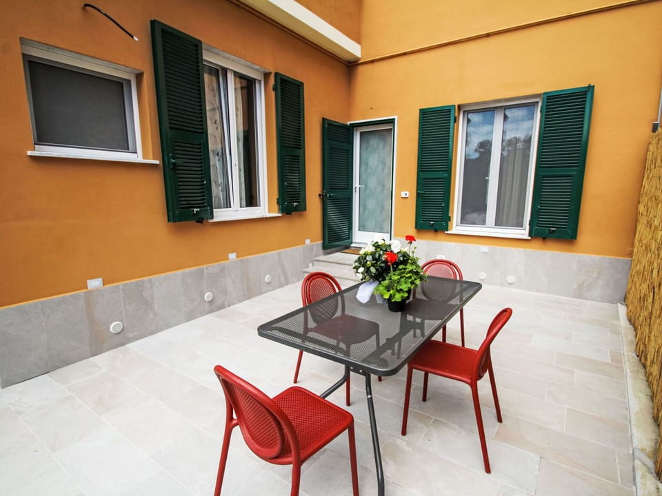 Furniture, Flooring, Floor, Chair, Interior Design, Outdoor Furniture, Wood Stain, Outdoor Table, Kitchen & Dining Room Table, Tile