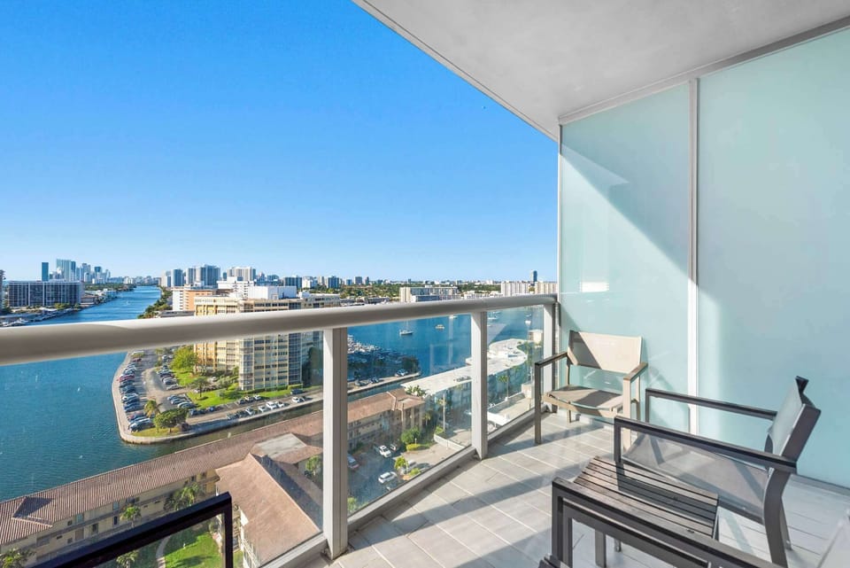 Private balcony.