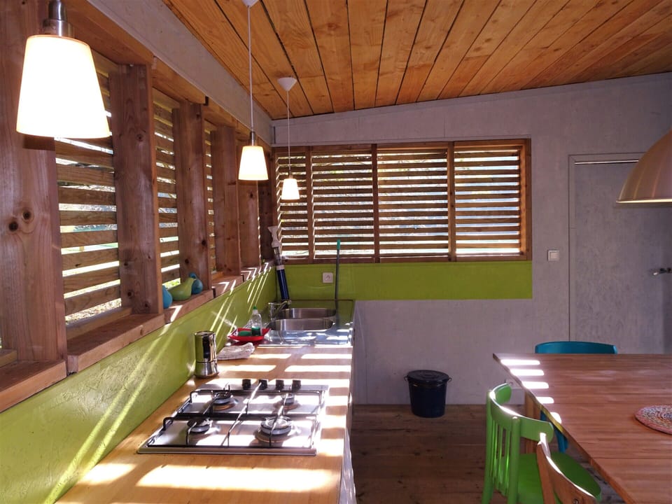 A fully equipped shared kitchen on-site to make your stay easier