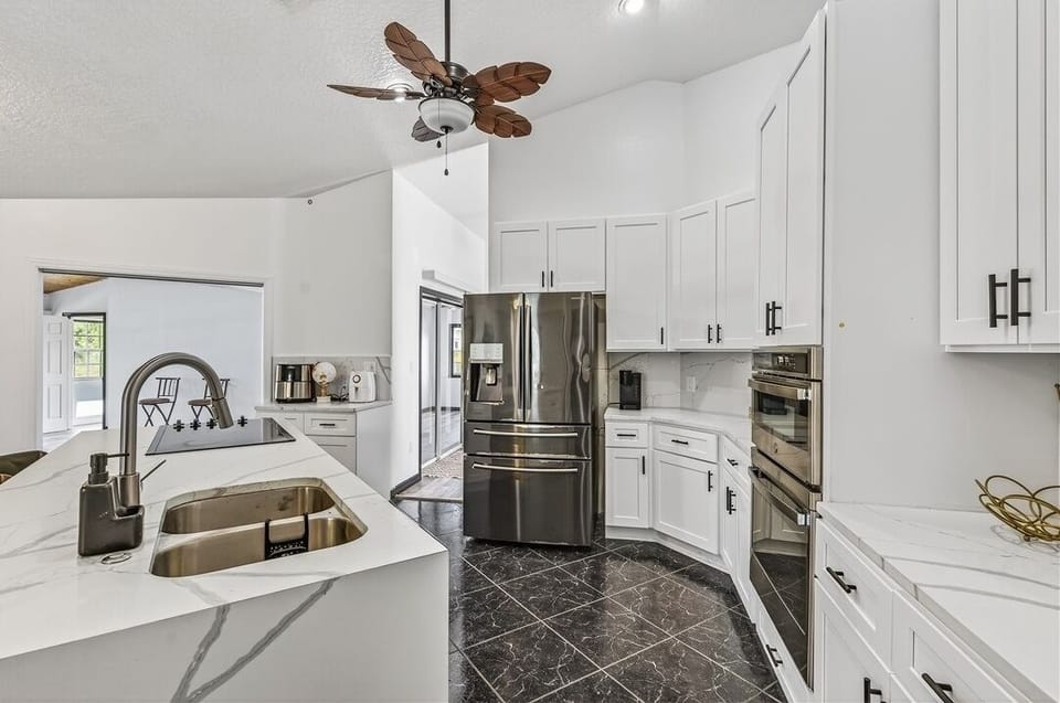 Indoors, Sink, Kitchen, Appliance, Refrigerator