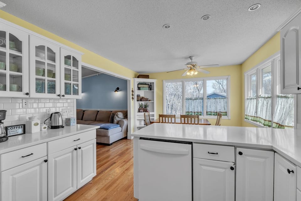 Indoors, Kitchen, Appliance, Ceiling Fan, Furniture