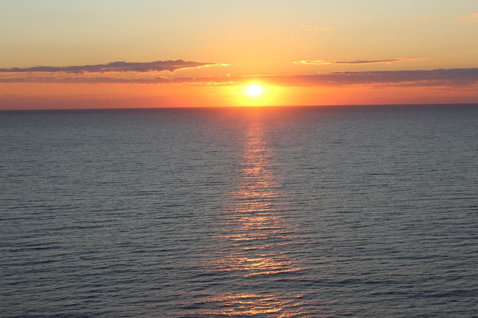 Morning sunrise right from balcony