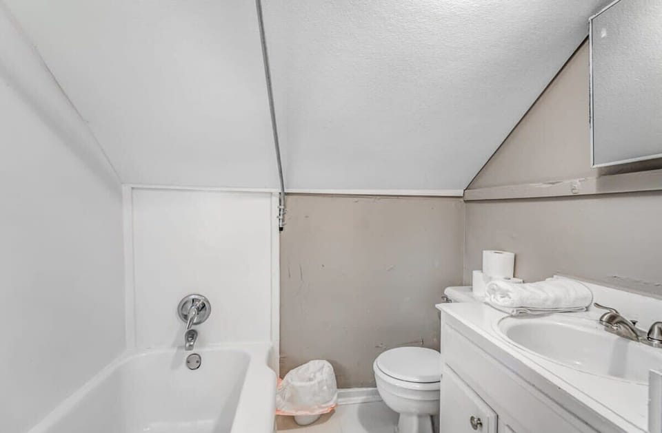 Serene and clean bathroom