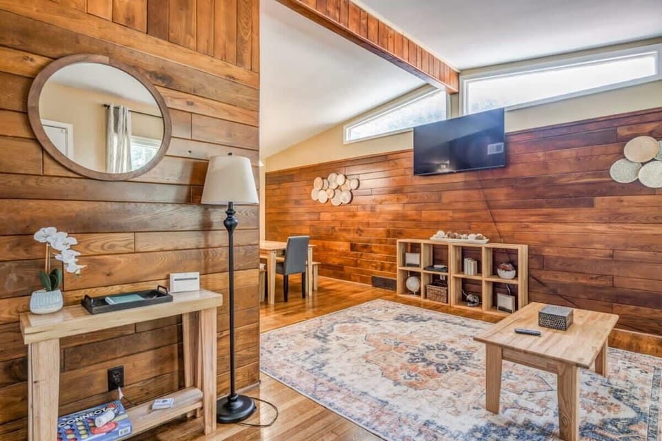 Rustic wooden furniture