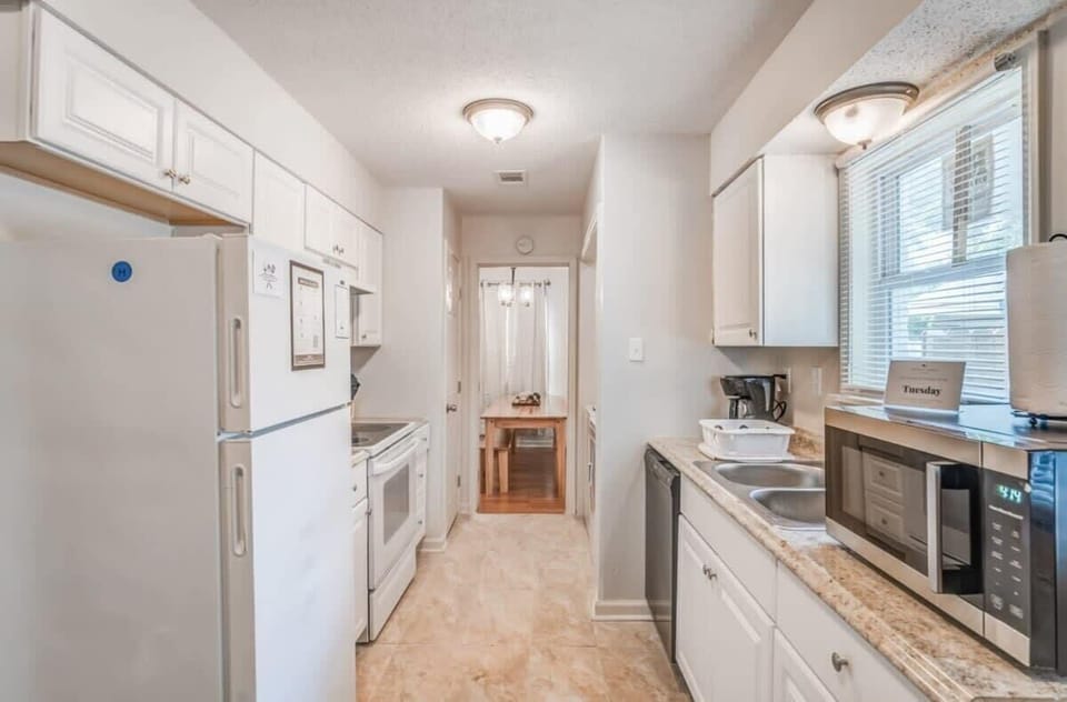 Fully stocked kitchen