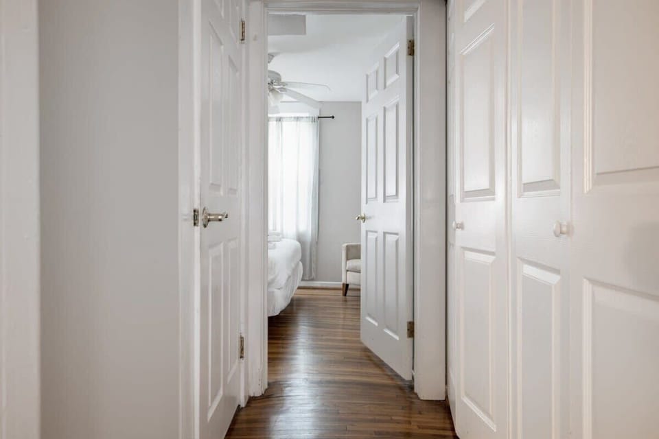Hallway to Bedroom and Bathroom
