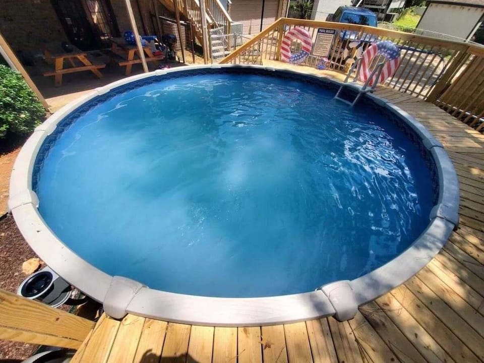 Enjoy warm sunny days in the pool!