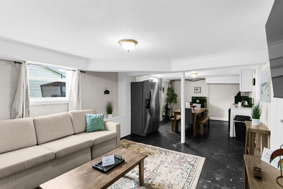Unit B living room