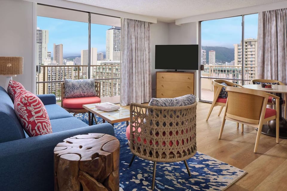 Unwind on the sofa after beach days and sunsets.