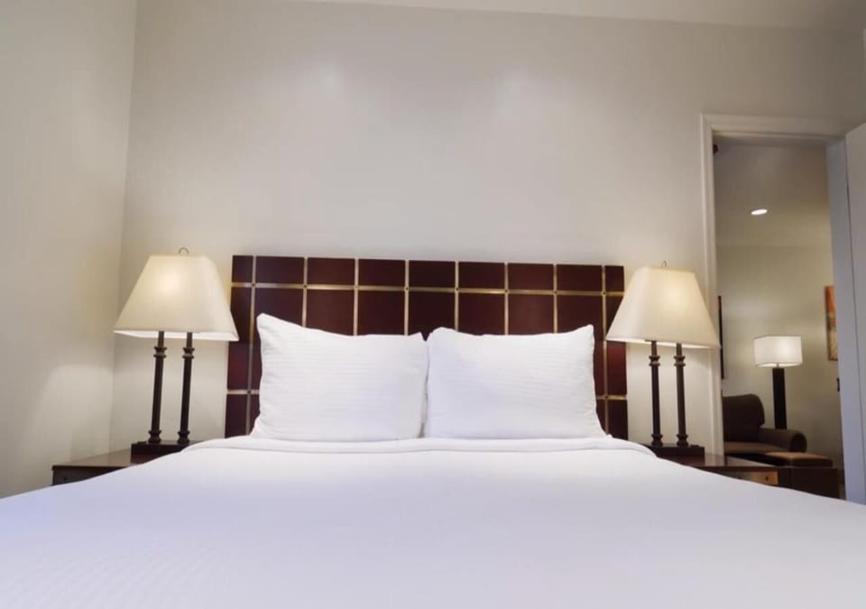 Comfy King Size Bed in the bedroom
