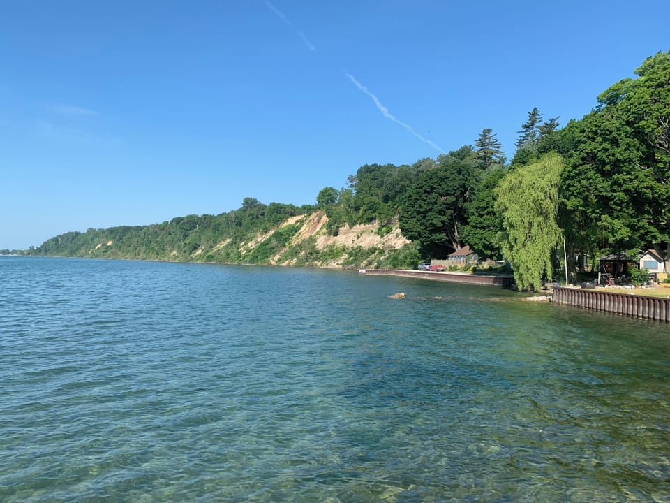 View from pier area, towards Turkey Point