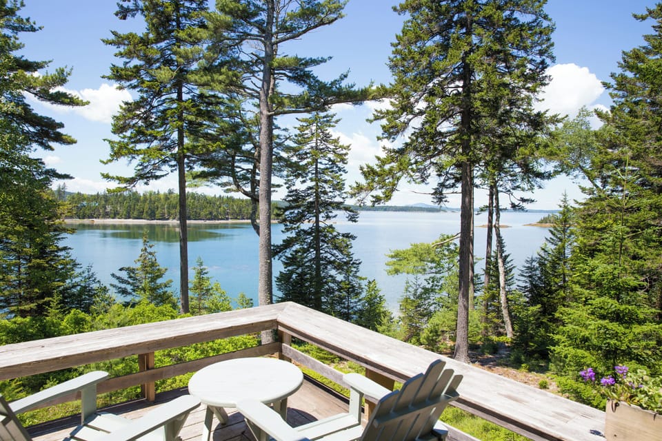 View from deck