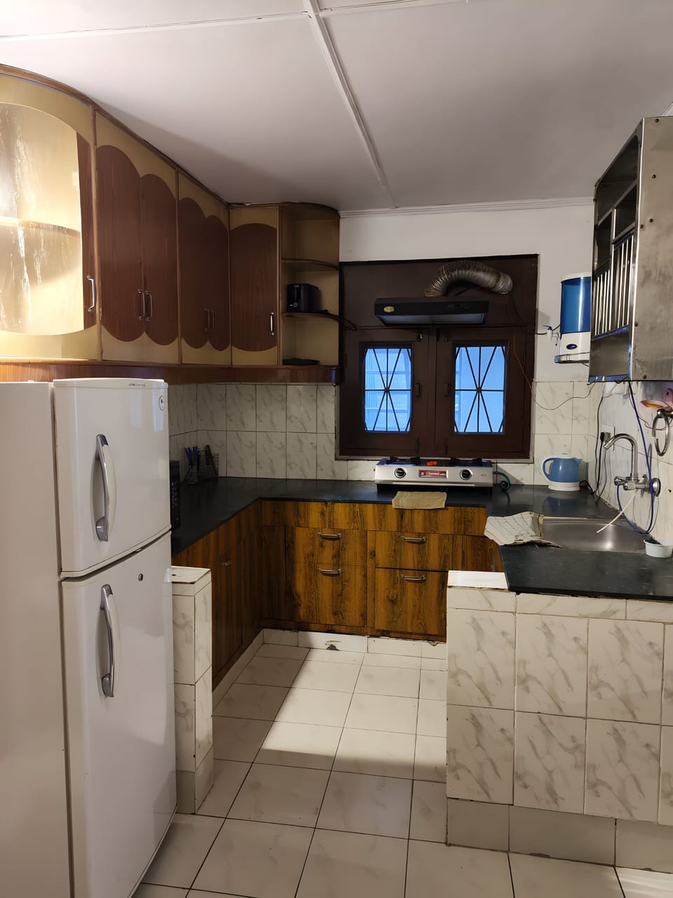 Kitchen with sufficient amenities for a comfortable stay