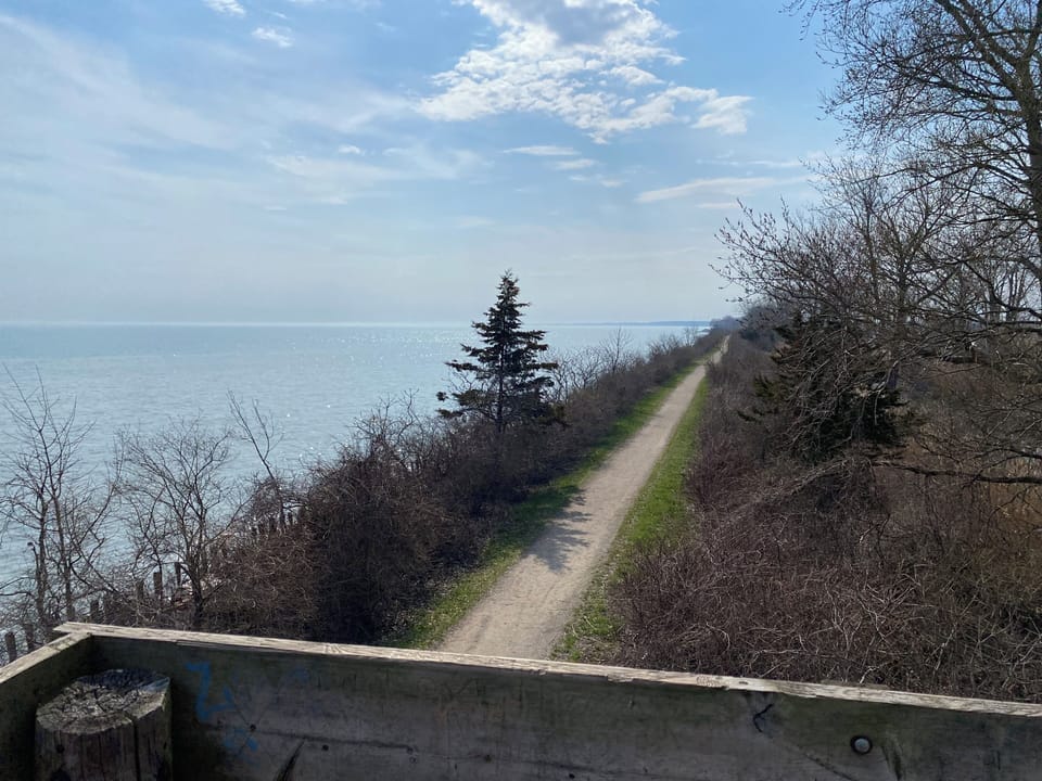 Nature trail nearby