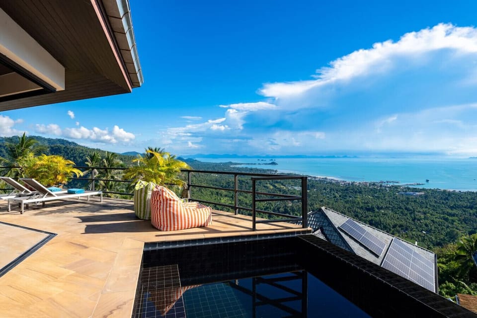 Tropical hillside villa surrounded by lush gardens - Sunhouse vacation home at Paradise Village, Samui
