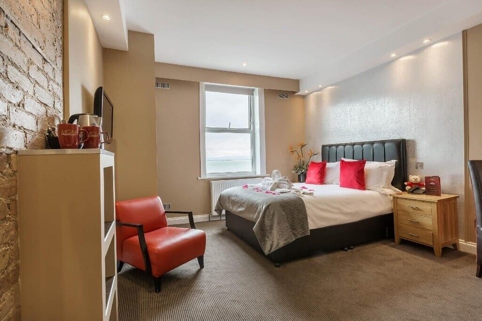 Settle in by the window after a day exploring.