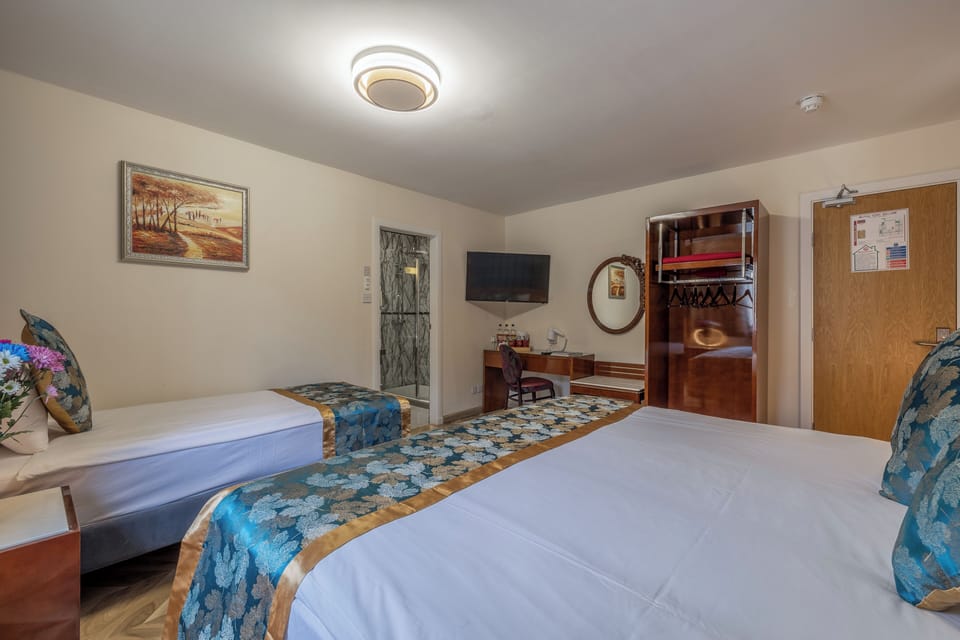 Unit with 1 King bed and single bed