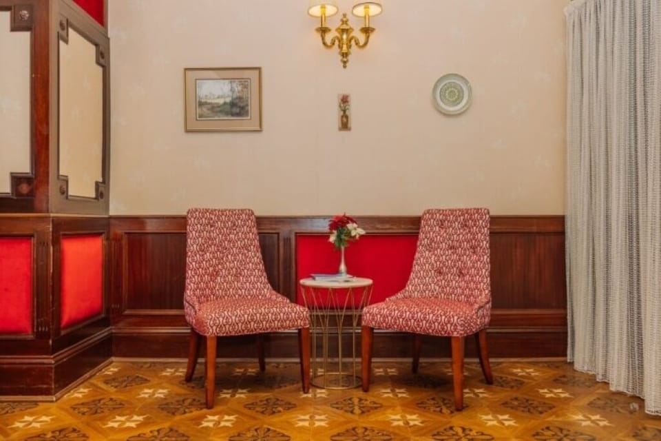Settle into a quiet corner for a relaxed chat.