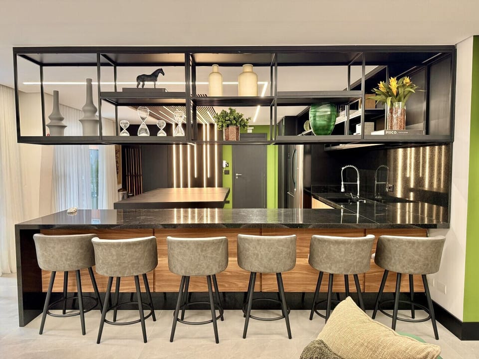Confraria com bar e area lounge