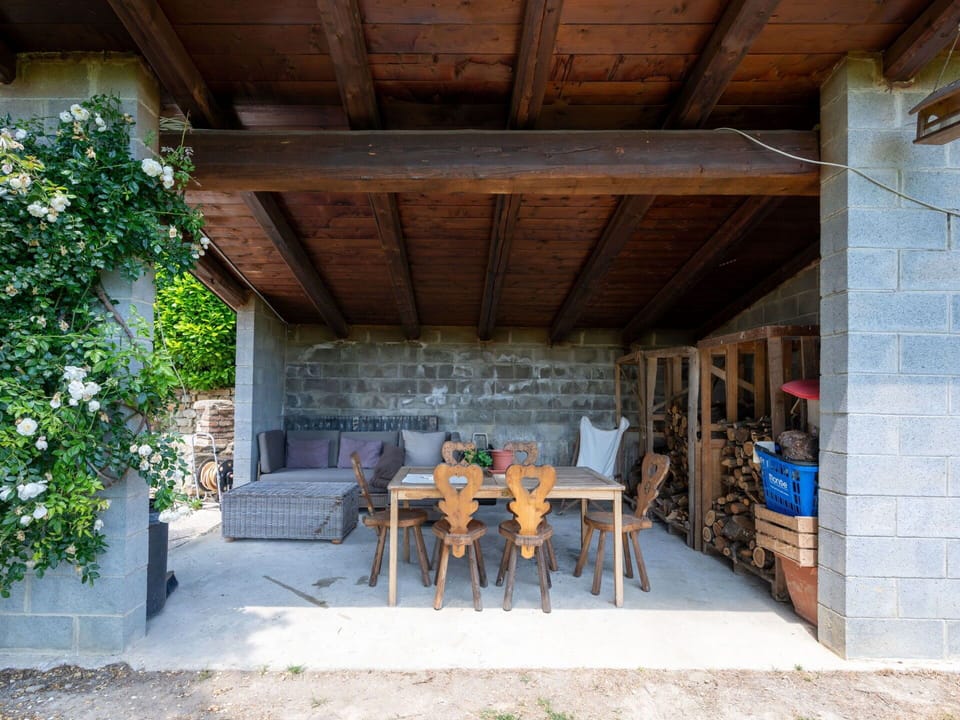 Wood, Furniture, Outdoor Furniture, Flowerpot, Shade, Chair, Beam, Flagstone, Outdoor Table, Outdoor Structure