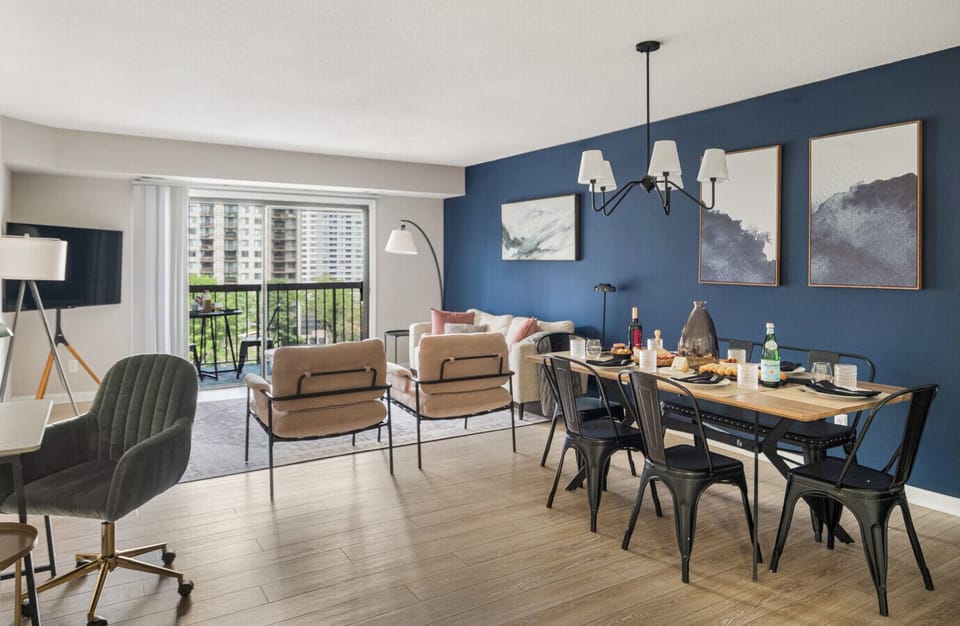 Spacious and inviting, the flow between the living, dining, and kitchen areas creates a perfect gathering spot for you to cook, dine, and unwind without missing a moment.