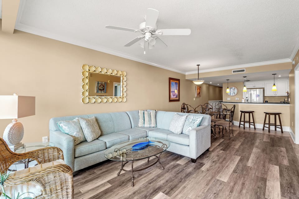 Living Room & Dining Area