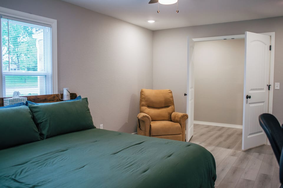 Queen Master 1 with Designated Office Space, Recliner and Smart TV