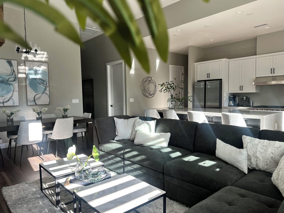 Open concept main area
