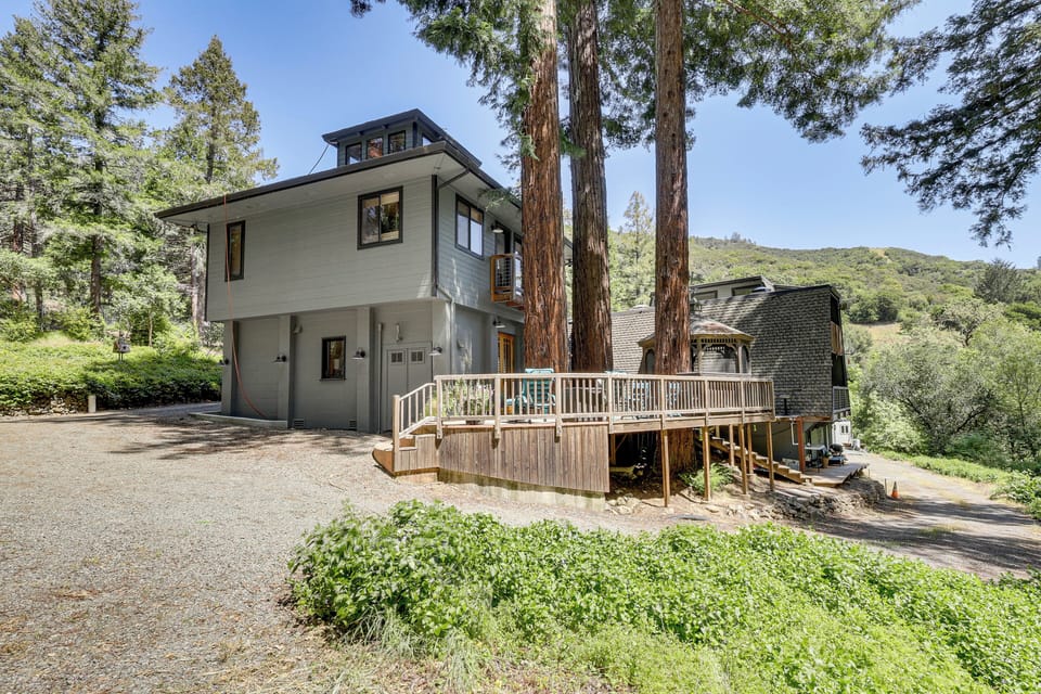 Napa Vacation Rental | 1BR | 1.5BA | 1,000 Sq Ft | 3 Step to Enter