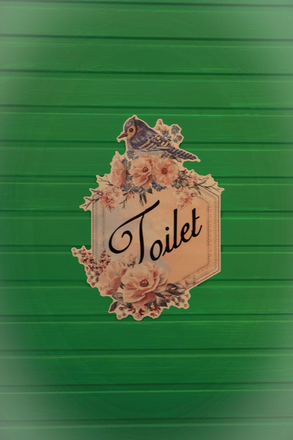 Toilet Door Sign.