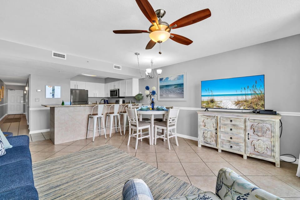 Your bright, open-concept space blends kitchen, dining, and living areas perfectly for relaxation and gathering together.