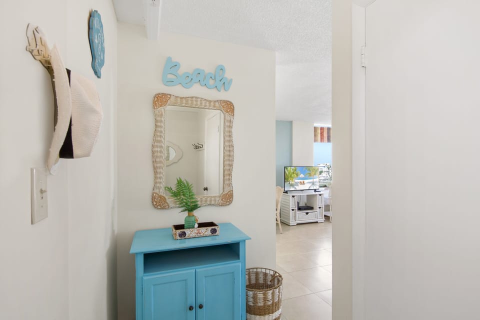 Coastal touches throughout