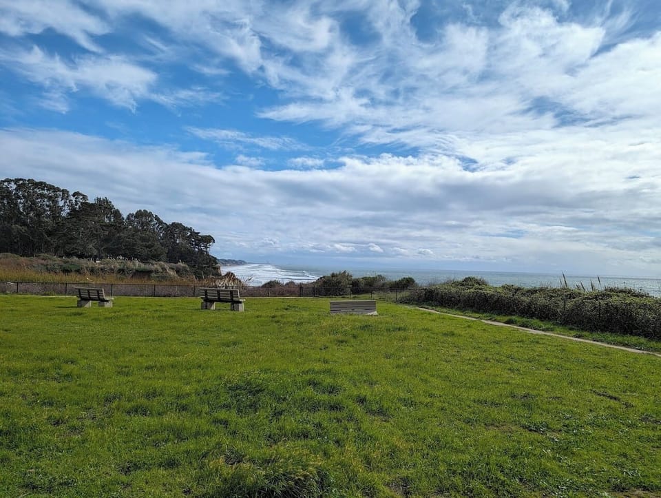 A short stroll out the backdoor
