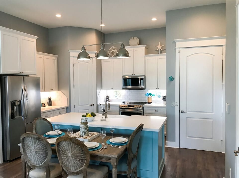 Whip up delicious meals in this charming kitchen
