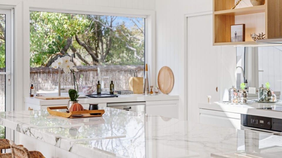 Well equipped kitchen with adjoining butlers pantry